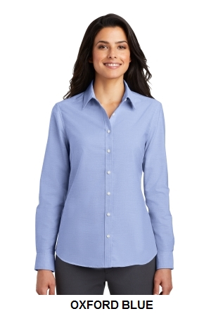 Port Authority Ladies SuperPro Oxford Shirt. L658.